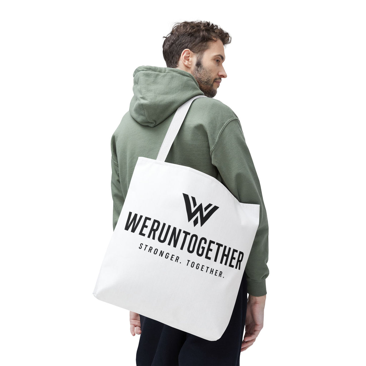 WERUNTOGETHER Training Tote Bag — 18” × 18”