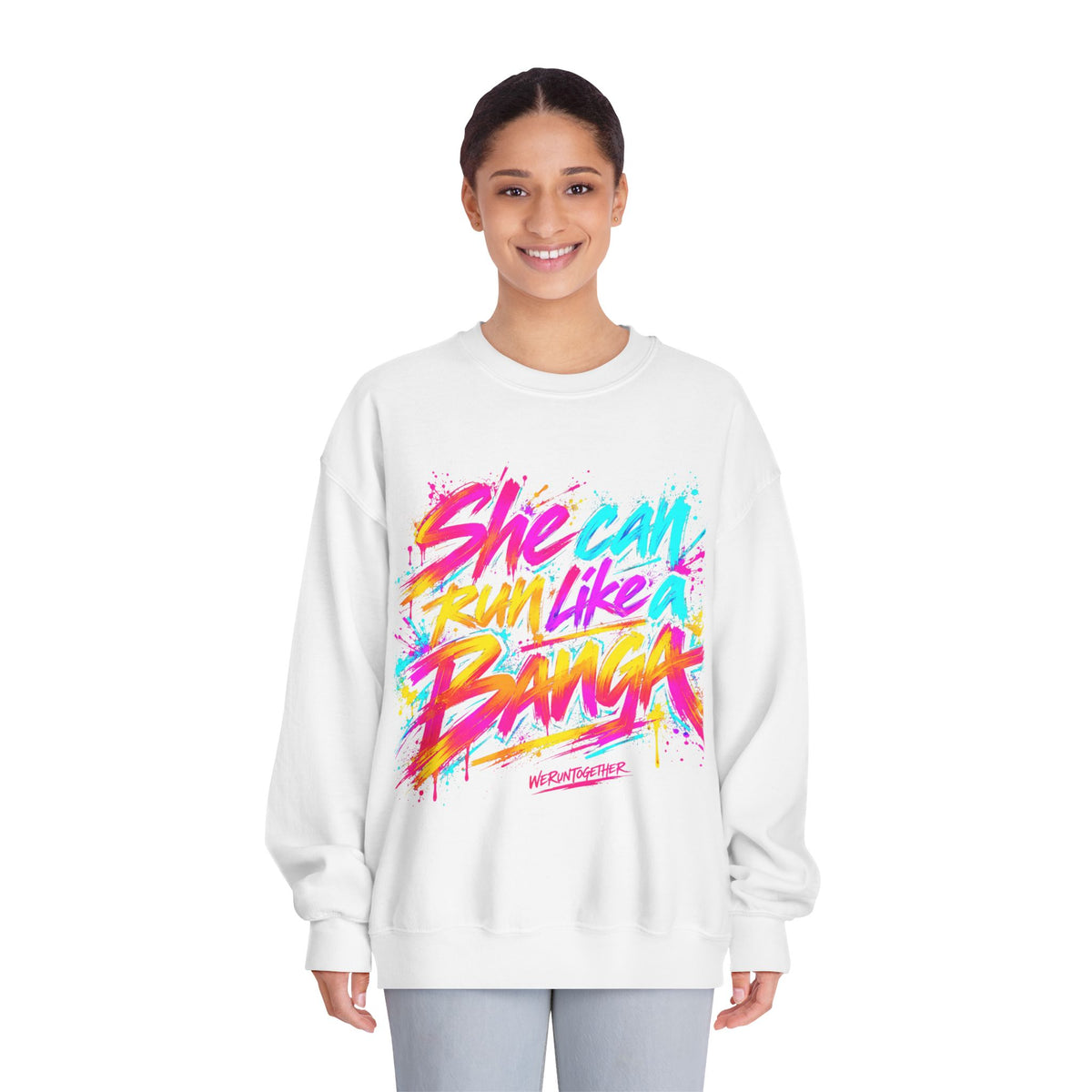 WERUNTOGETHER Unstoppable Womens Crewneck Sweatshirt