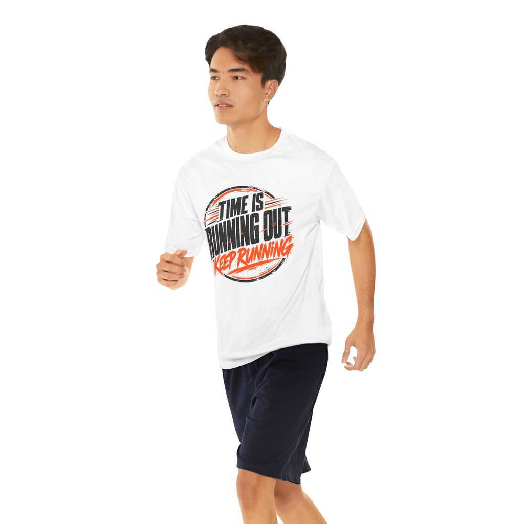WERUNTOGETHER -Time is running out keep running -Men's Performance T-Shirt