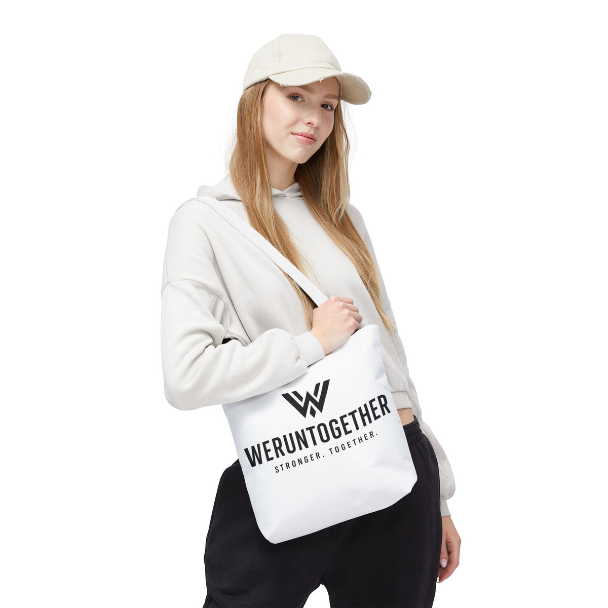 WERUNTOGETHER Training Tote Bag — 18” × 18”