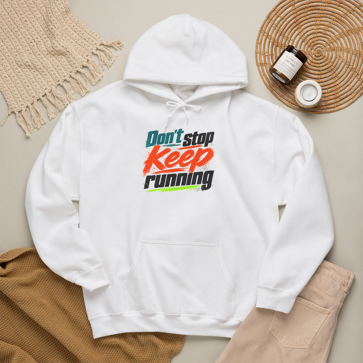 WERUNTOGETHER /  don't Stop Keep Running Hoodie-Color Edition