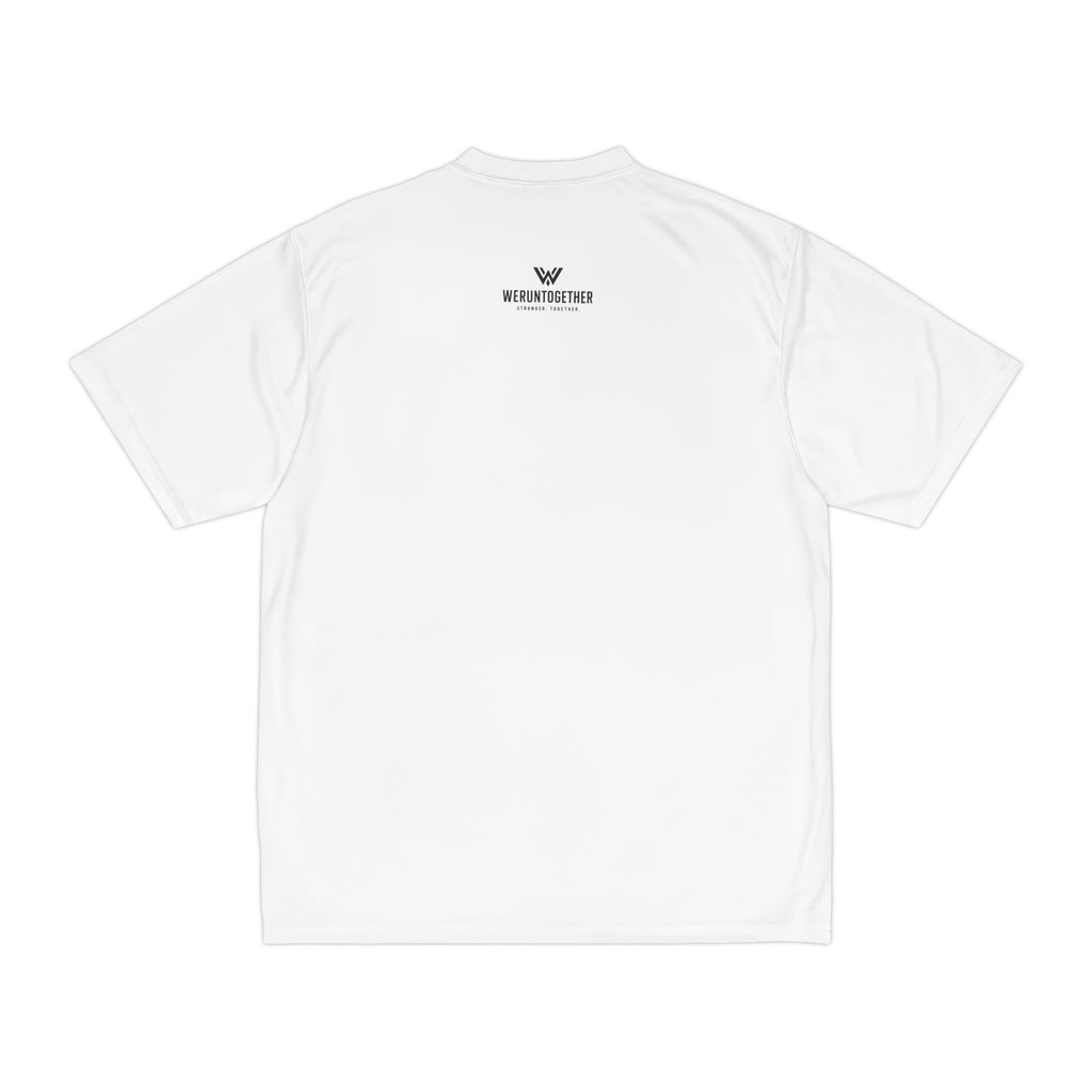 WERUNTOGETHER -Time is running out keep running -Men's Performance T-Shirt