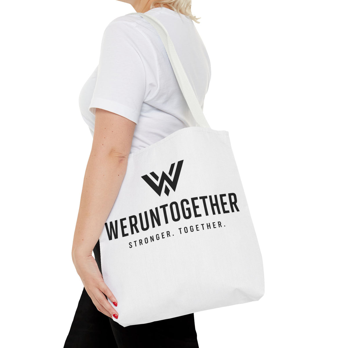 WERUNTOGETHER Training Tote Bag — 18” × 18”