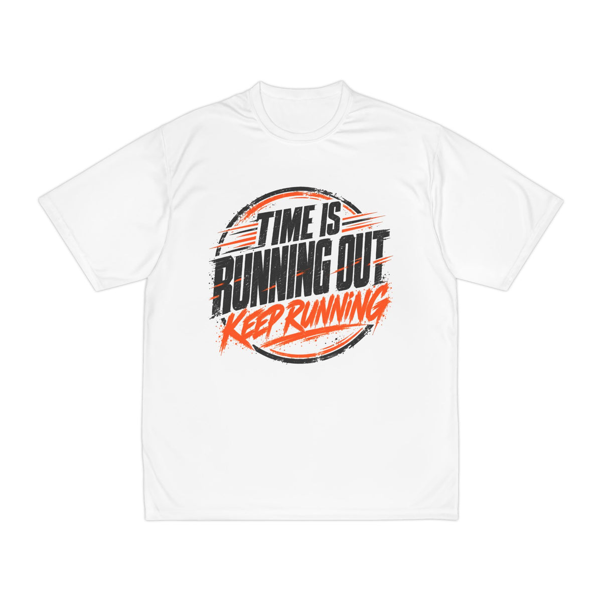 WERUNTOGETHER -Time is running out keep running -Men's Performance T-Shirt