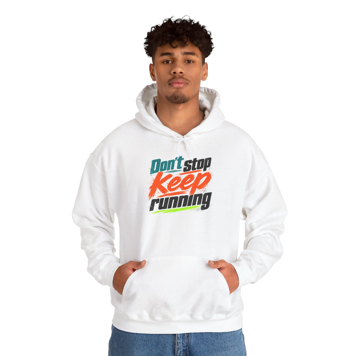 WERUNTOGETHER /  don't Stop Keep Running Hoodie-Color Edition